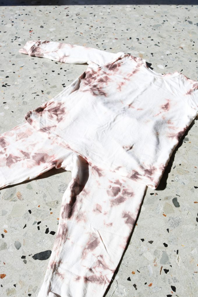 Crush Dyed Pajamas, Rust