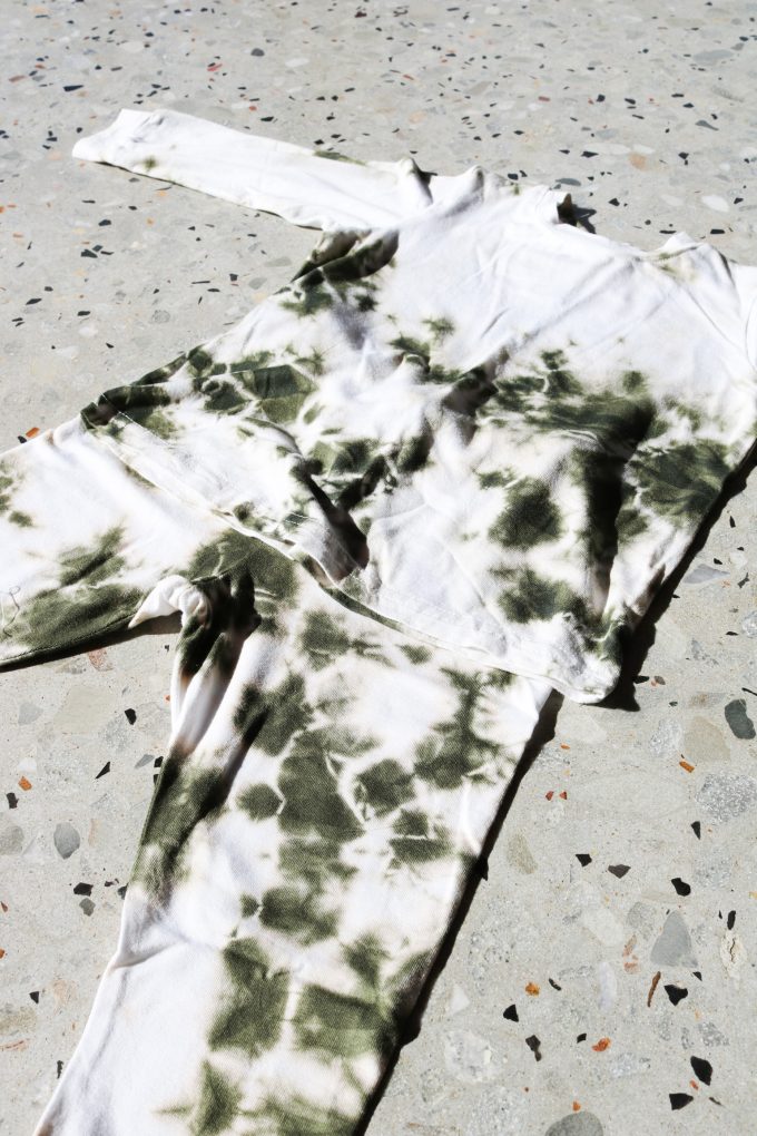 Crush Dyed Pajamas, Moss