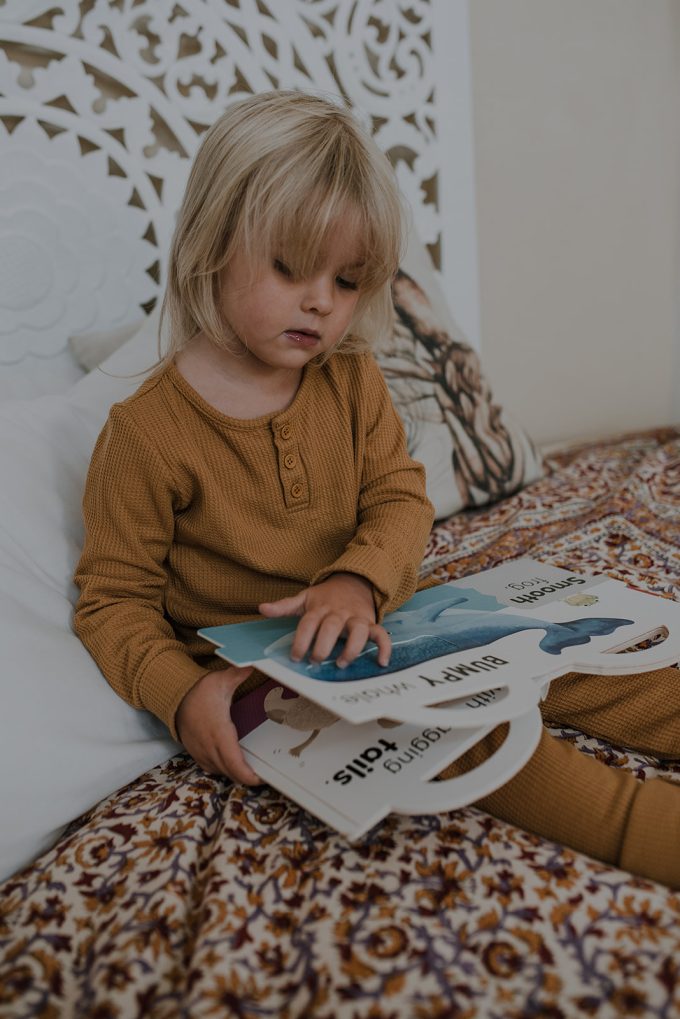 Waffle Knit Pajamas, Ochre